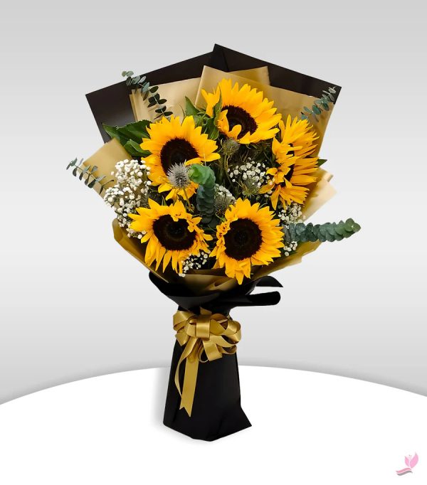Sunflower Bouquet for Anniversaries