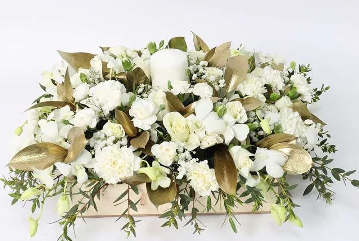 White Carnations Bouquet