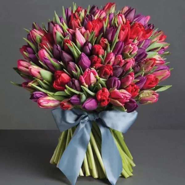 Red Tulips Bouquet