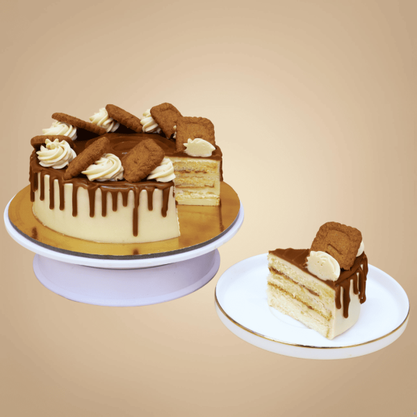Lotus Biscoff Baked Cheesecake